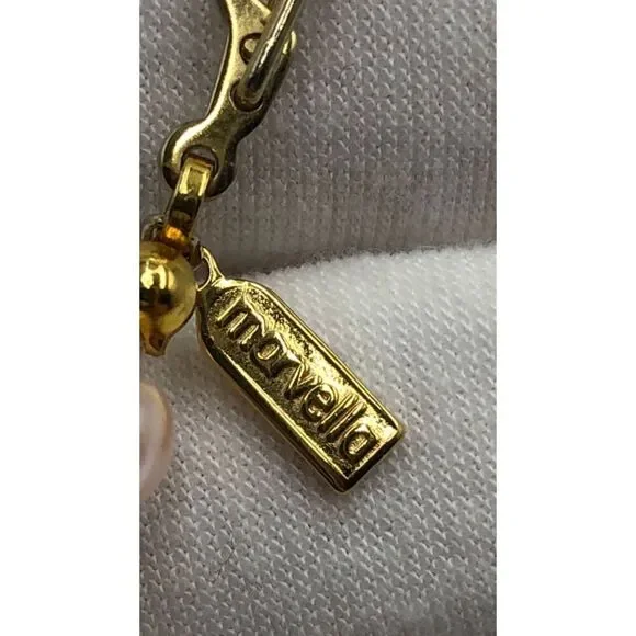 Vintage Marvella Women's Pink Faux Pearl Signed Twisted Multi Strand Necklace - Picture 6 of 9